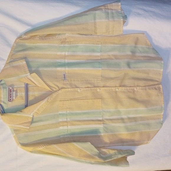 Vintage 80's Cabrais Pastel Button Down Collared Shirt - Picture 1 of 4